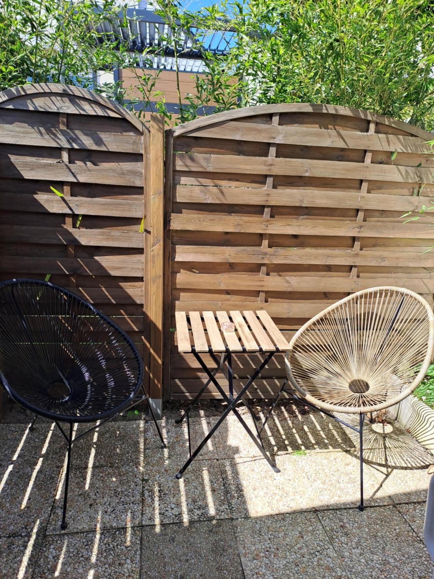 Joli studio au calme dans un jardin privatif Ouistreham Esterno foto